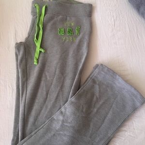 Abercrombie and Fitch grey sweatpants